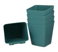 UTHCLO 5pcs Hanging Storage Basket for Home and Kitchen, Sturdy Pp Material Wall Mounted Organizer, Multipurpose Trolley Storage Basket Suitable for Bathroom and Kitchen Use