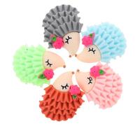 UTHCLO 5pcs Hedgehog Shape Pin Cushions for Sewing with Magnetic Needle Holder Portable Cross Stitch Needle Minder Embroidery Accessory