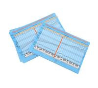 UTHCLO 5pcs Removable Piano Stickers PVC Keyboard Note Labels for Beginners Reusable Music Notation Chart for Learning Scales and Notes Electronic and Acoustic Keyboards