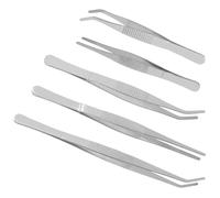 UTHCLO 5pcs Succulent Tweezers Compact Garden Tool Gardening Essential Handy Stainless Steel Accessory for Office Gardening and Small Plant Care Precise Design