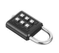 UTHCLO 6-Digit Combination Lock with Code Metal Password Padlock for Gym Lockers and Cabinets Weatherproof Outdoor Safety Lock for Travel and Storage Random Color