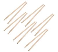 UTHCLO 6 Pairs 5A Maple Wood Drumsticks Lightweight Drum Stick Set for Practice and Performance, Sturdy Percussion Accessories Suitable for Jazz and Rock Drummers