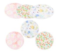 UTHCLO 6 pcs Breathable Washable Nursing Pads Reusable Breast Pads for Maternity Soft Absorbent Breastfeeding Protection with Organic Bamboo Fiber