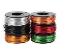 UTHCLO 6 Rolls Colored Aluminum Each Flexible DIY Art Wire for Jewelry Making Beading Sculpting and Creative Handmade Projects