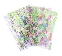 UTHCLO 6 Sheets Index Divider Plastic Dividers Pp Material Workmanship Green Colour Practical Arranging for Note-Taking and Time Planning Presentations Reports