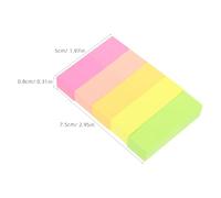 UTHCLO 600pcs Colored Sticky Tabs Paper Notes Highlighter Tape Easy to Peel and Stick Reminders for School and Reading Use