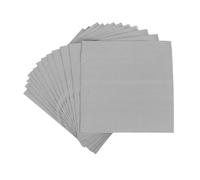 UTHCLO 60pcs Grey Disposable Party Tissue Napkins Absorbent Beverage Cocktail Serviettes for Weddings Birthdays Valentine Day and Everyday Use