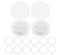 UTHCLO 60pcs Kazoo Flute Diaphragms Pe Membranes Easy to Install Easy to Pull White Replacement Parts for Kazoo Players and Family Use