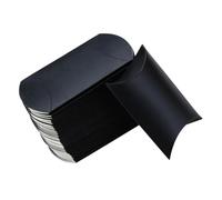 UTHCLO 60Pcs Kraft Paper Pillow Candy Boxes with Rope Lightweight Containers for Party Favors Wedding Birthday Christmas Treat Holders in Black