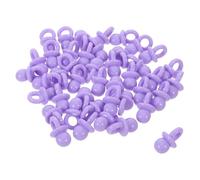 UTHCLO 60pcs Realistic Pacifier Miniature Resin Charms Purple DIY Decoration for Jewelry Making and Phone Case Adornment