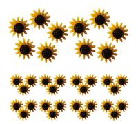 UTHCLO 60pcs Simulated Sunflower Pushpin Office Thumbtack Push Pins Thumb Tacks Flower Shaped Push Pins Thumb Tacks for Pictures Orange