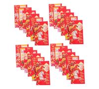 UTHCLO 60pcs Vietnamese Horse Year Red Envelopes Money Packets Lunar Year Hong Bao with Cultural Blend Festive Long Red Packets for Asian Spring Festival Party Mixed Patterns