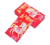 UTHCLO 60pcs Year Horse Cute Chinese Red Envelopes for Spring Festival Large Capacity Lunar Year Hong Bao Packets with Mixed Cartoon Designs for Presents and Holiday Blessings