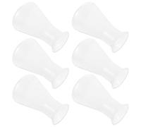 UTHCLO 6pcs 100Ml Plastic Laboratory Erlenmeyer Flask Set Narrow Neck Chemistry Conical Flasks with Graduated Markings Small Plastic Lab for Scientific and Kitchen Use