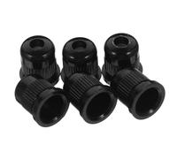 UTHCLO 6pcs Bass Guitar String Tree Mounting Ferrules Through-body String Caps for Electric Guitar and Bass Professional Replacement Hardware for Stable Sound and Enhanced Tone