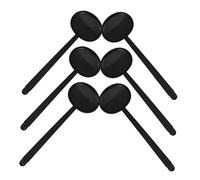 UTHCLO 6pcs Black Plastic Eye Occluder for Orthoptists Eye Exams Light Blocking Test Instrument Accurate Vision Assessment Tool