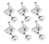 UTHCLO 6pcs Classical Guitar Tuners Machine Heads Semi-closed String Pegs Replacement with Secure Fit for Electric Acoustic Guitar Tuning Stability
