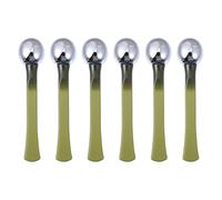 UTHCLO 6pcs Eye Cream Rods Metal Massaging Sticks for Promoting Blood Circulation and Reducing Eye Skin Problems, Compact Portable Style for Makeup Use and Carrying in Your Purse