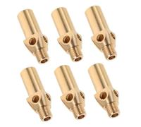 UTHCLO 6pcs Gas Nozzle Brass Burner Jet Nozzles for Grill Camping Stove Compatible Gas Burners and Cylinder Tanks