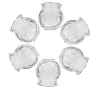 UTHCLO 6pcs Glass Cupping Therapy Set Massage Cups Suction Cups for Cupping Therapy Device Facial for Face