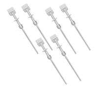 UTHCLO 6pcs Iron Cork Lined Lab Beaker Clamps with Sturdy High-Temperature Resistant Prong Design for Test Tubes and Flasks Suitable for Science Labs and Laboratory Experiments