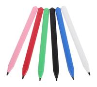 UTHCLO 6Pcs LCD Writing Tablet Stylus Pen Replacement, Universal Size Drawing Pad Stylus Pens in Black, Red, Navy, Green, White, Pink, for ’ Writing, Doodling, and Drawing on LCD Boards