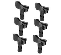 UTHCLO 6Pcs Microphone Clips Lightweight Mic Holders for Studio Recording Live Streaming Podcasting
