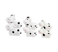 UTHCLO 6Pcs Miniature Cow Figurines Mini Realistic Resin Craft Micro Landscape Decoration for Cake Toppers Playroom Home Decor Accessories