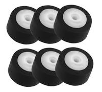UTHCLO 6pcs Plastic Pinch Roller for Cassette Tape Recorder Replacement for Audio and Radio Tape Machines Compact Design for Easy Storage and Use