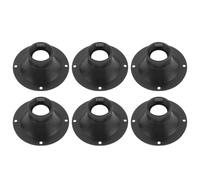 UTHCLO 6pcs Plastic Tweeter Horns for Audio System High-frequency Treble Horns Fit Threaded Mount for Home Theater Speaker Upgrade