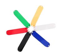 UTHCLO 6pcs Single Coil Pickup Covers Protective Shells for Electric Guitar Replacement Parts Closed Design for Pure Sound Lightweight Guitar Coil Casings in Black White Yellow Blue Red