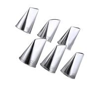 UTHCLO 6PCS Stainless Steel Cake Decorating Nozzles Premium Icing Tips for Floral Designs Lightweight and Portable Cake Decoration Tools for Buttercream Flowers and Patterns