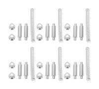 UTHCLO 6pcs Stainless Steel Storm Door Replacement Hinge Pin Kit with Pivot Rods, Bushings and Springs, Easy Installation and Secure Operation for Wooden and Steel Doors in Home