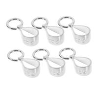 UTHCLO 6Pcs Sterling Silver Adjustable Pinch Bails Necklace Clasps Pendant Connectors for DIY Jewelry Making Smooth Surface Pendant Hooks for Necklaces Bracelets Anklets and Bag