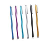 UTHCLO 6pcs Stylus Screen Stylus Tablet Pen Portable Capacitive Touchscreen Pen with Copper Aluminium Alloy Body and Fiber Point for Mobile Phones and Tablets Random Style
