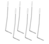 UTHCLO 6pcs Thread Tremolo Arm Set Metal Bars for Electric Guitar Bridge Replacement Secure Fit Construction Compatible with Electric Guitar Systems