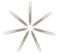 UTHCLO 7 Pcs Harp String Fixing Pins Metal Zither Tuning Pins for Lyre Harp Musical Instrument Accessories String Pegs