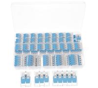 UTHCLO 75pcs Lever Wire Connector Set Compact Electrical Wire Connectors Assortment with Blocks for Household Appliance Wiring Corrosion and High Temperature Resistant