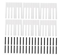UTHCLO 88pcs Piano Repairing Keytops Set for Acoustic and Digital Pianos 5.1 White Keys with Matte Black Keys Replacement for Pianists and Technicians