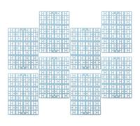 UTHCLO 8pcs Bunny Cage Mats Foot Resting Mats Wear-resistant Plastic Pads Can Be Cut and Spliced for Indoor Rabbit and Hamster Cage Use