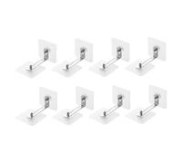 UTHCLO 8pcs Fall Fasteners Furniture Anchors No Drill Adhesive Wall Hooks for Cabinet Bookcase Shelf Safety Products Tip Furniture Anchors No Drill