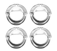 UTHCLO 8pcs Foosball Ball Entry Cup Replacement Goal Liner Kit with Scoring Protector for Table Football Fit for Tournament Tables Easy Screw Mount Installation Silver