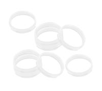 UTHCLO 8pcs Hamster Tunnel Connectors Diy Cage Pipe Expansion Accessories White Tube Joint Rings for Mouse and Guinea Pig Cage Replacement