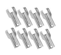 UTHCLO 8pcs Heavy Duty Metal Bait Station Keys for Mice Boxes Safe Design Precision Fit for Effortless Unlocking Outdoor Use Reusable Accessories for Secure