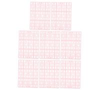 UTHCLO 8Pcs Pet Cage Mats with Design for Small Animals Anti-skid Splicing Bunny Foot Pads Cage Bottom Mats for Rabbit Guinea Pig Bathroom Drainage