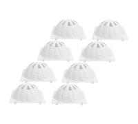 UTHCLO 8pcs Plastic Hollow Hanging Nest Covers for Bird Incubators Breeding Hatching Cage Lids Suitable for Cockatiel Canary Pigeon Nest Protection