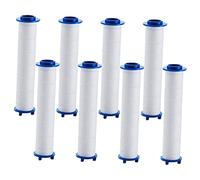 UTHCLO 8pcs Pp Cotton High Pressure Shower Filter Replacement for Sprinkler Safe Practical Easy to Install for Home Use
