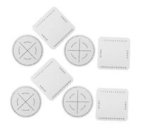 UTHCLO 8pcs Rope Braiding Tool Set Thread Braiding Disk Kumihimo Tools White Foam