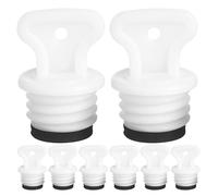 UTHCLO 8pcs Rubber Hot Water Bottle Lids Sealing Stoppers Replacement Caps for Leakproof Thermal Water Bottles for School Festival Party