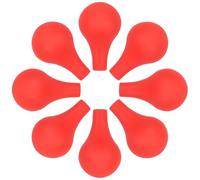 UTHCLO 8pcs Silicone Pipette Bulbs Non-slip Suction Balls for Laboratory Use Reusable Accurate Liquid Transfer Dropper Tips for Scientific Experiments Chemistry Medical Labs